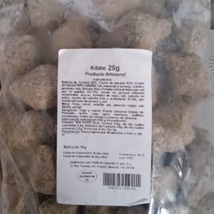 kibe 25gr pacote com 1 kg