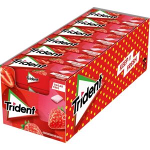 Chicles Trident Morango